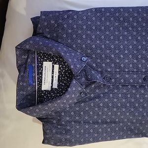 Men's Denim & Flower SLIM FIT Dress Shirt